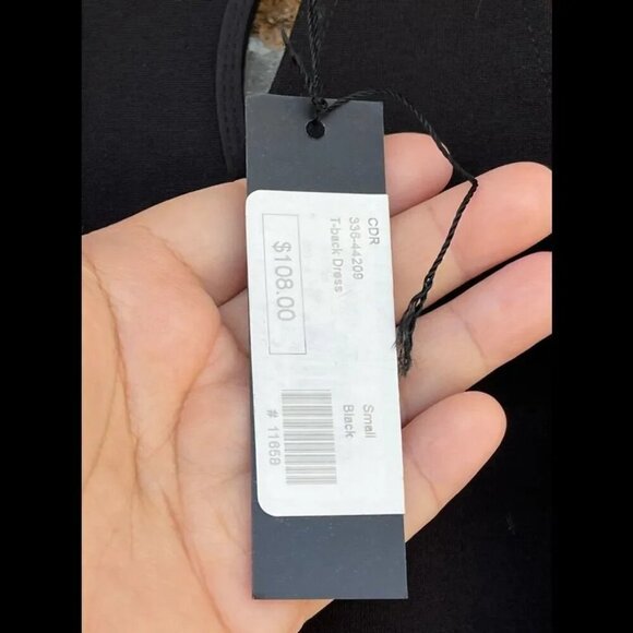 bobi black los angeles T-back dress size small - Picture 7 of 14